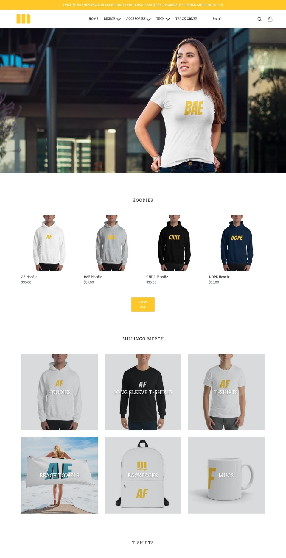 THEME UPD JULY 16 Shopify theme site example millingo.com