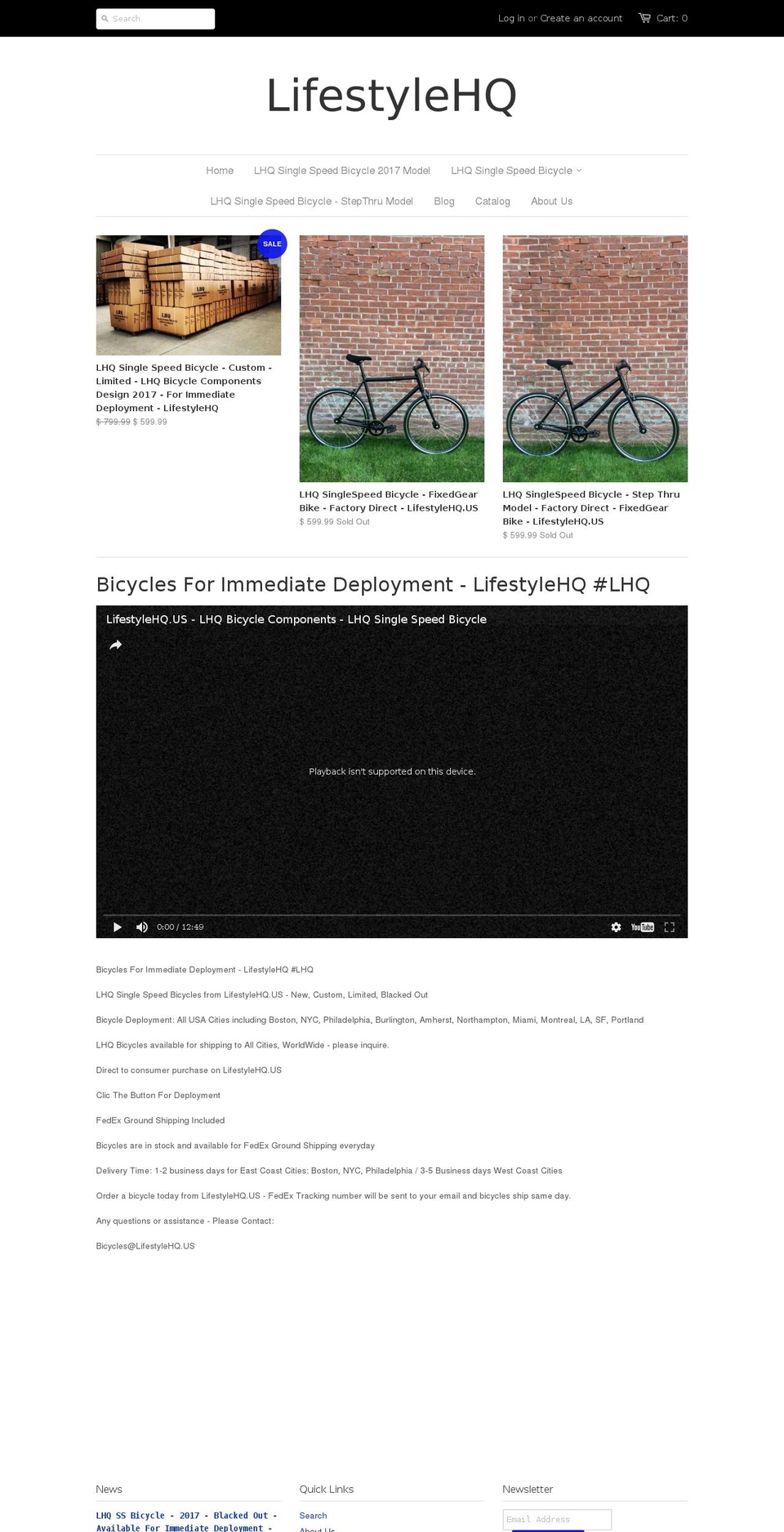 millionbikesmanhattan.com shopify website screenshot