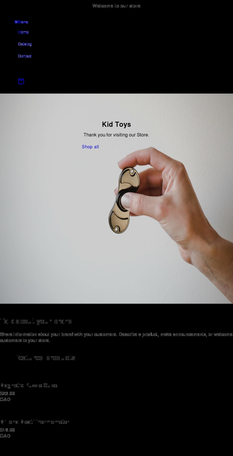 millona.com shopify website screenshot