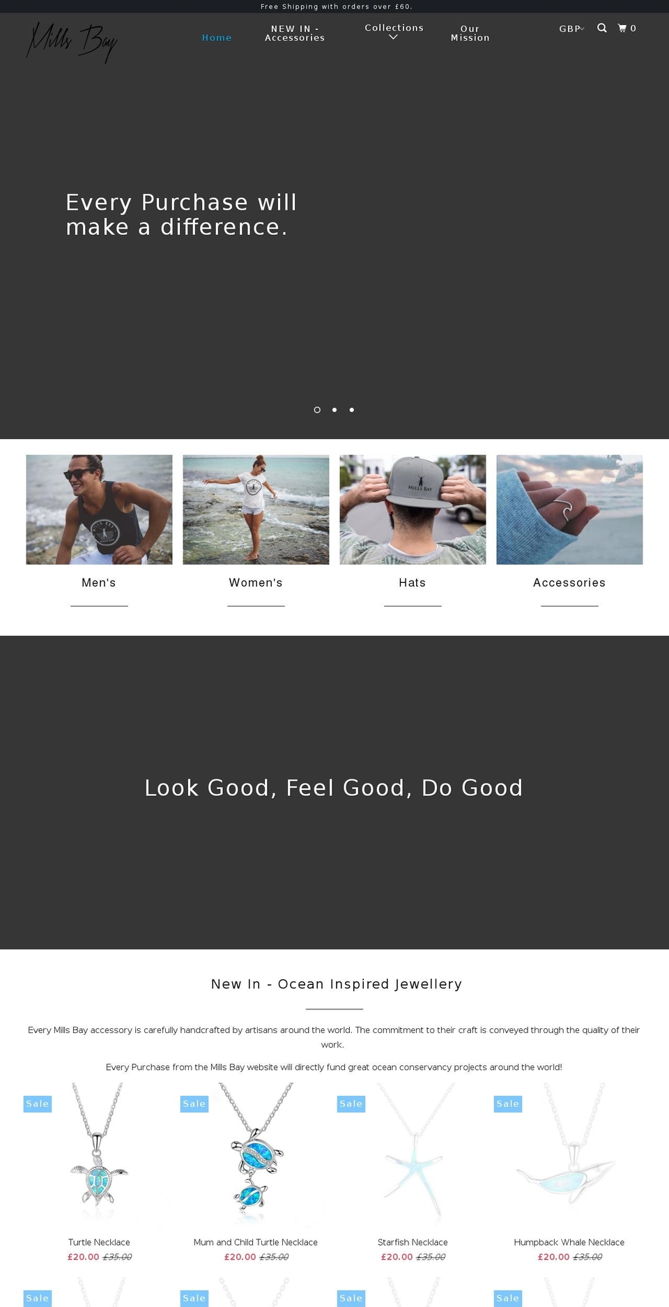millsbay.com — Shopify storefront screenshot