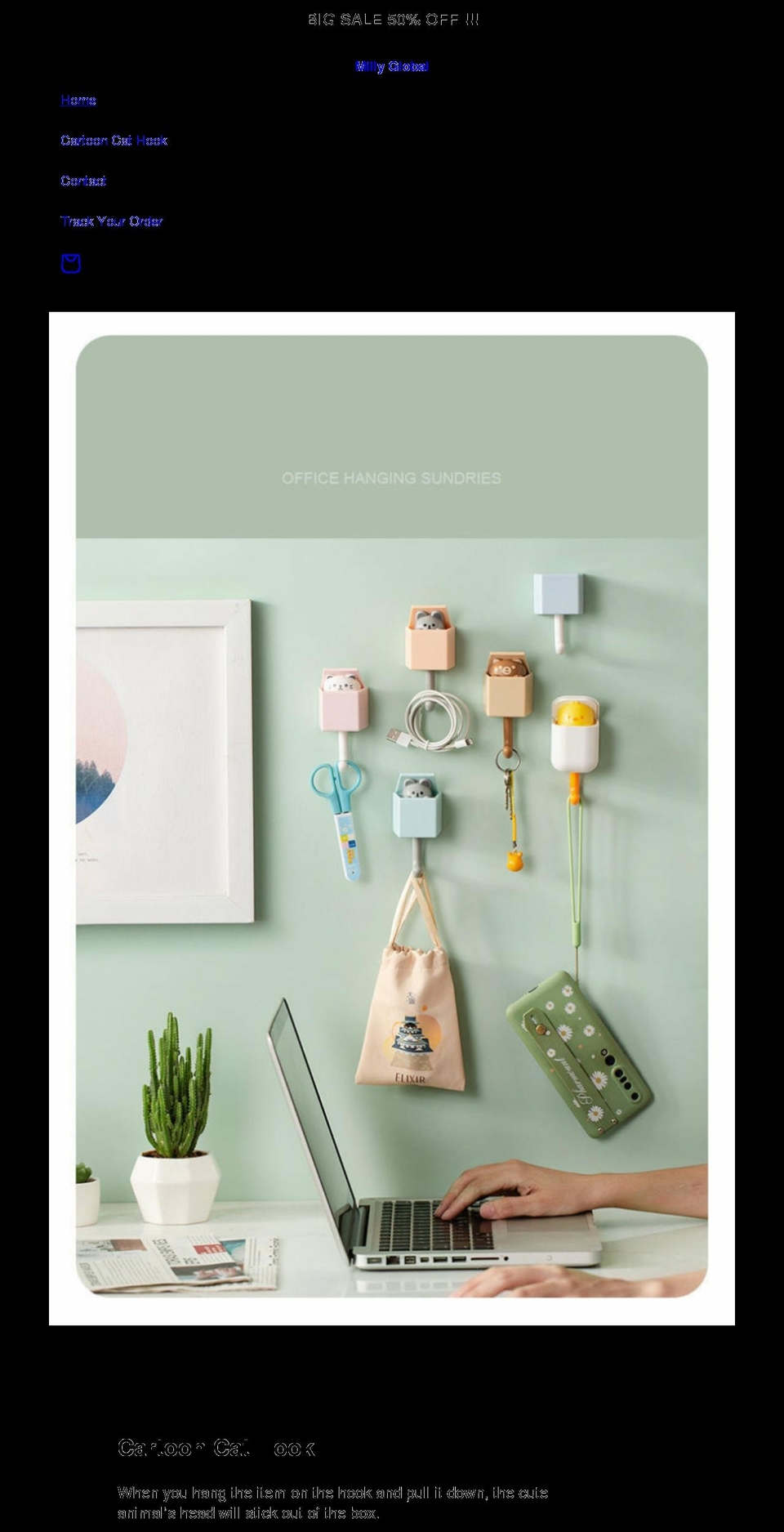 millyglobal.com shopify website screenshot