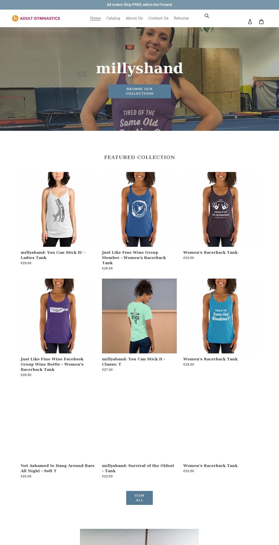 millyshand.com Shopify store