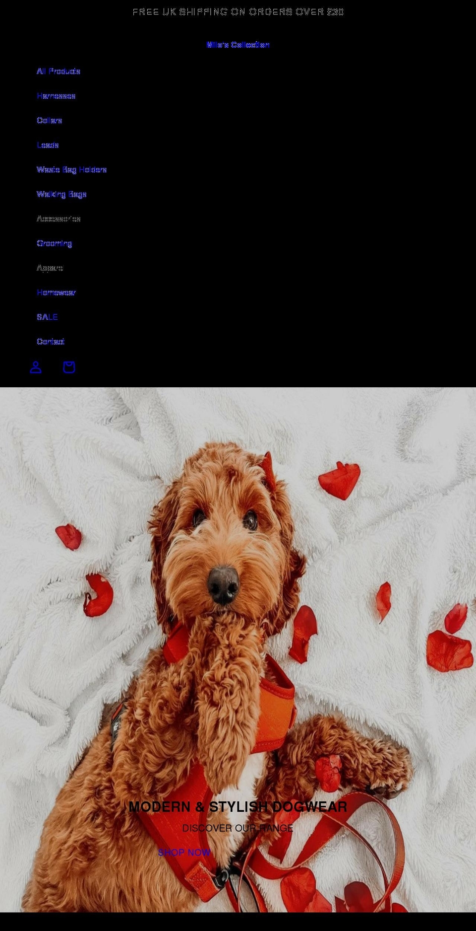 miloscollections.com shopify website screenshot