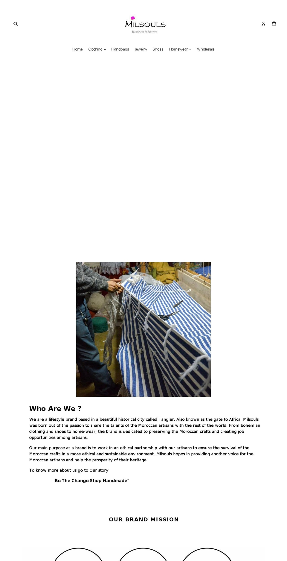 milsouls.com shopify website screenshot