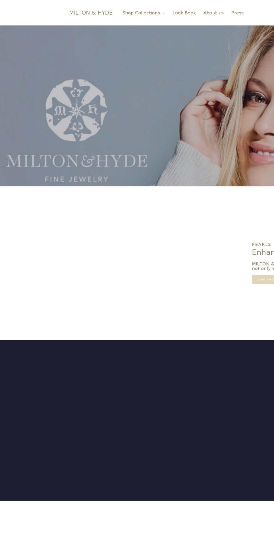 miltonandhyde.com shopify website screenshot