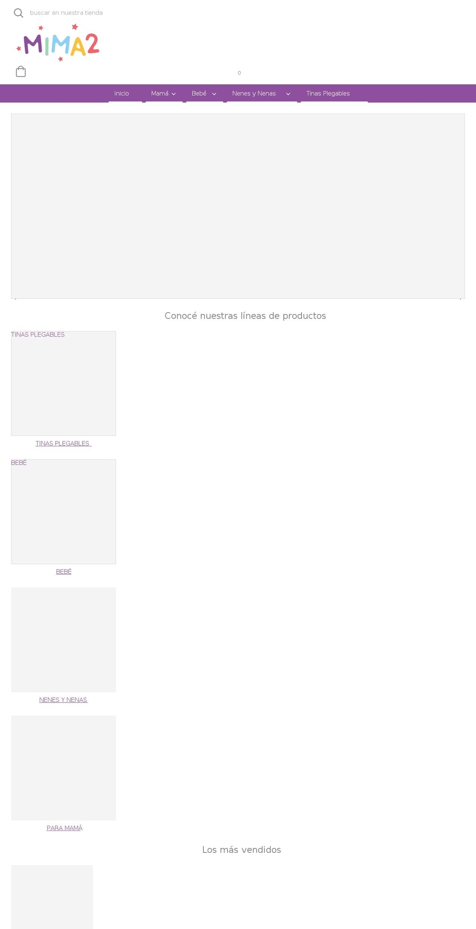 mima2.com shopify website screenshot