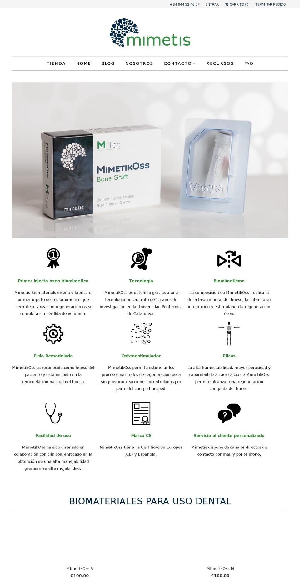 mimetis.com shopify website screenshot