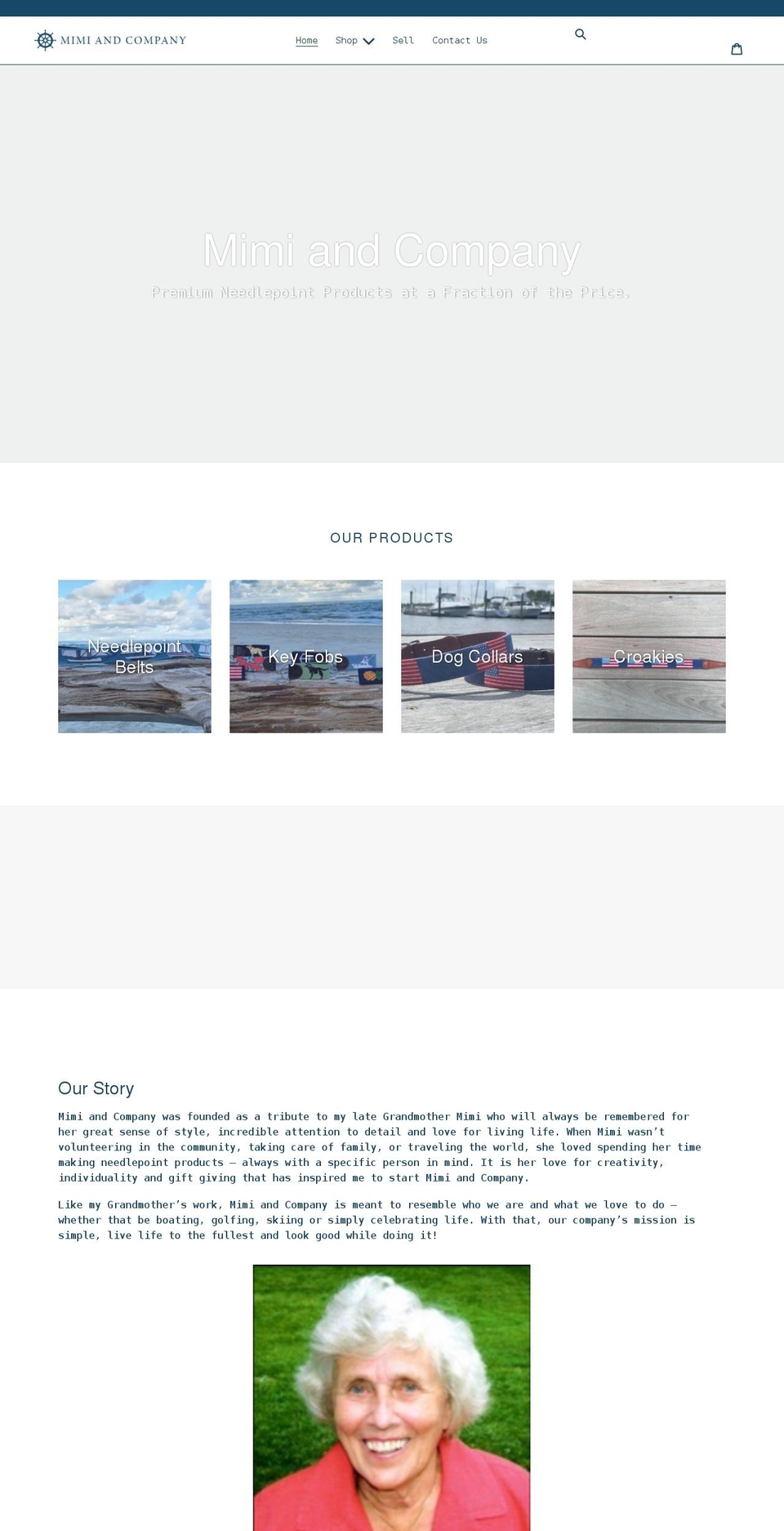 mimiandco.shop shopify website screenshot