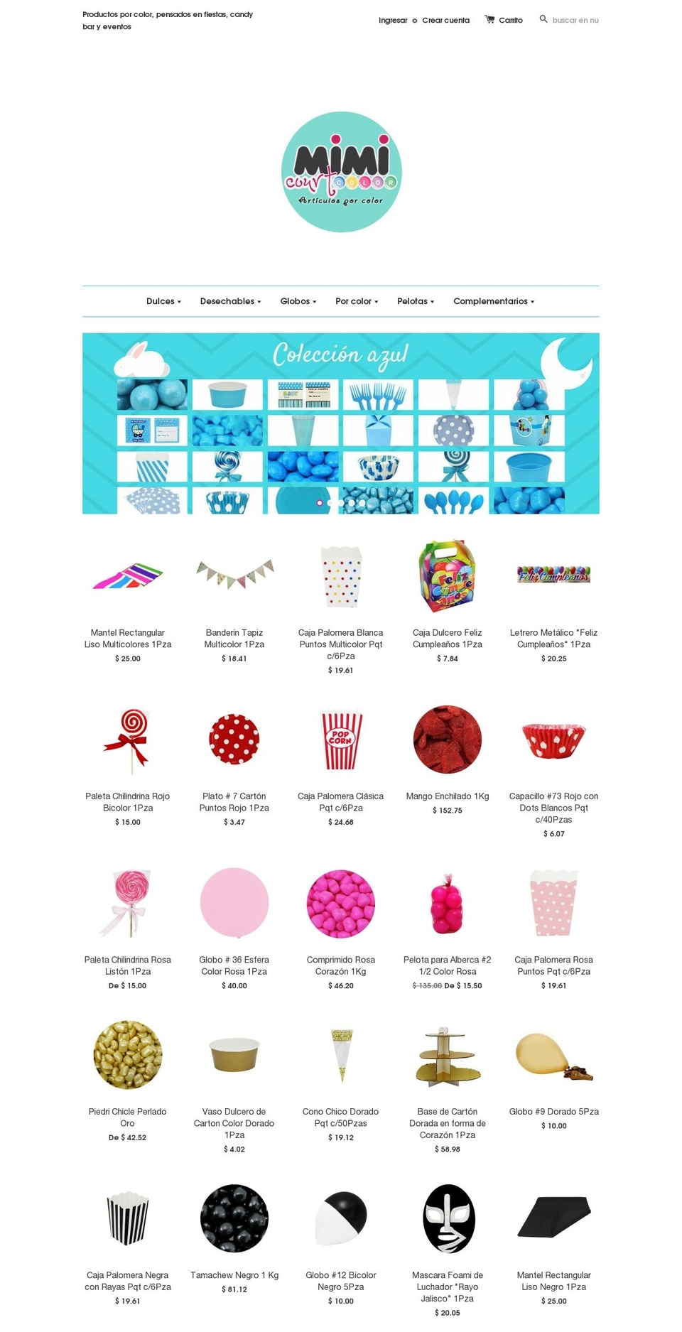 classic Shopify theme site example mimicourt.com
