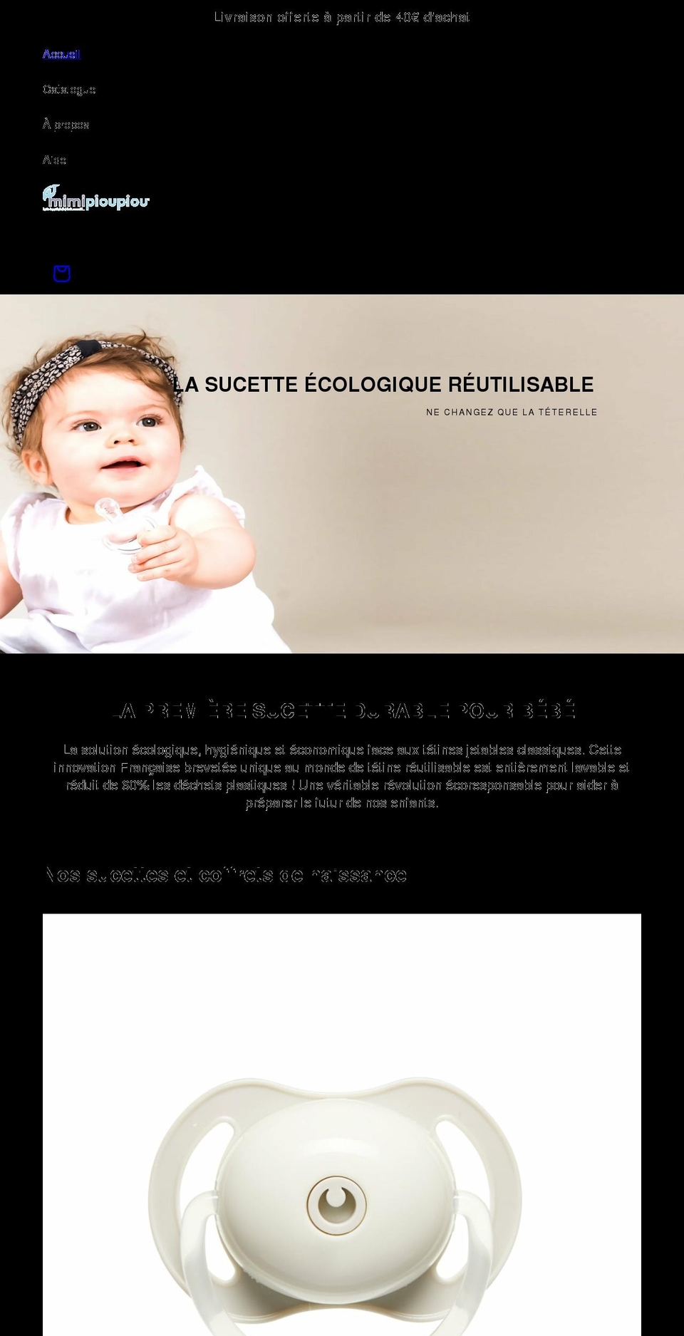 mimipioupiou.com shopify website screenshot