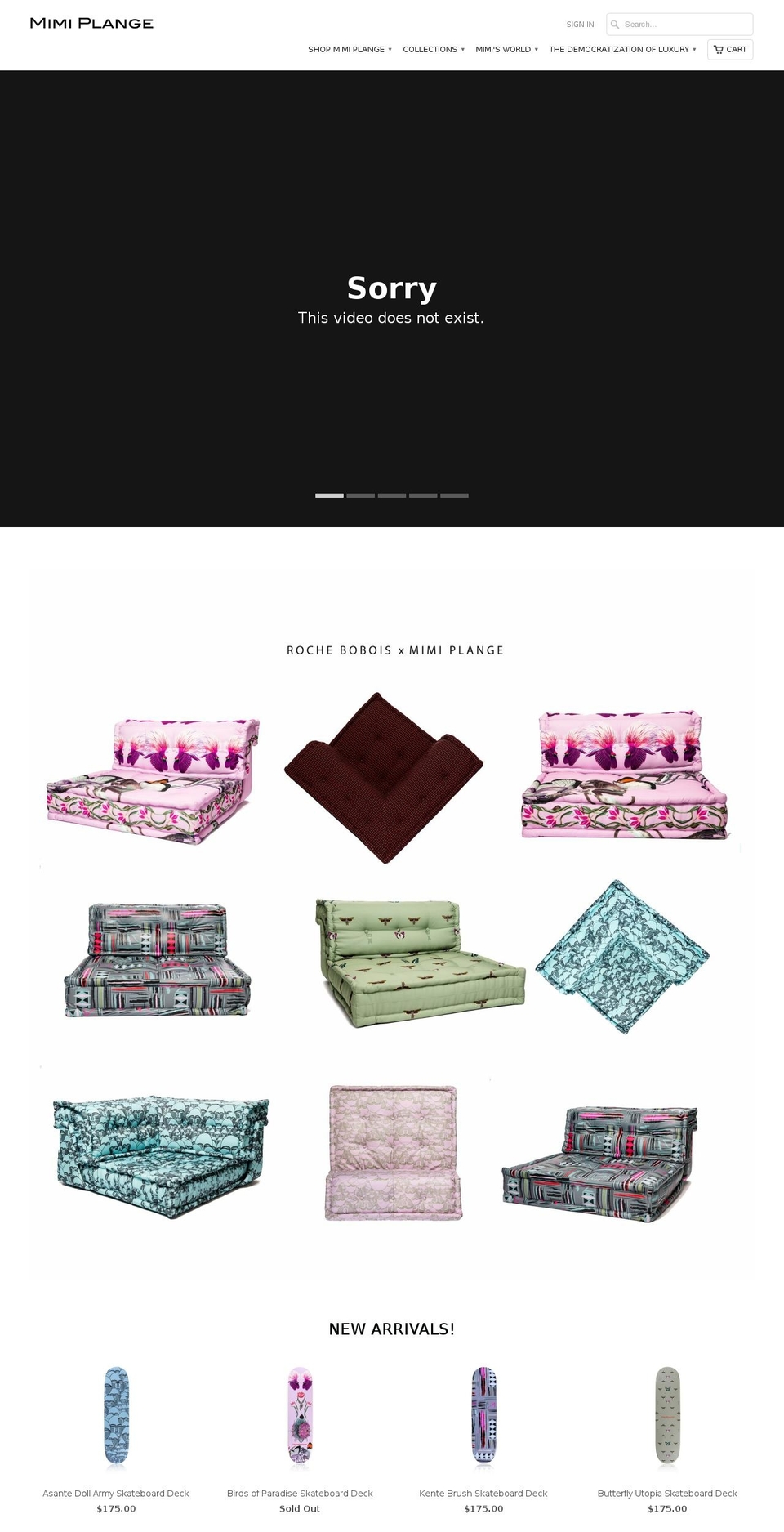 mimiplange.com shopify website screenshot