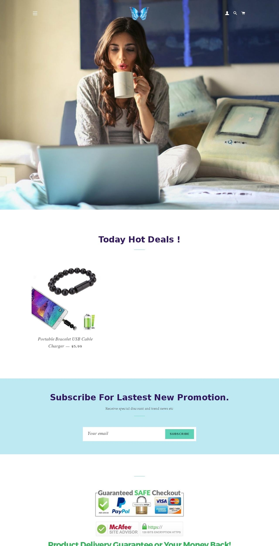 mimisays.com — Shopify storefront screenshot