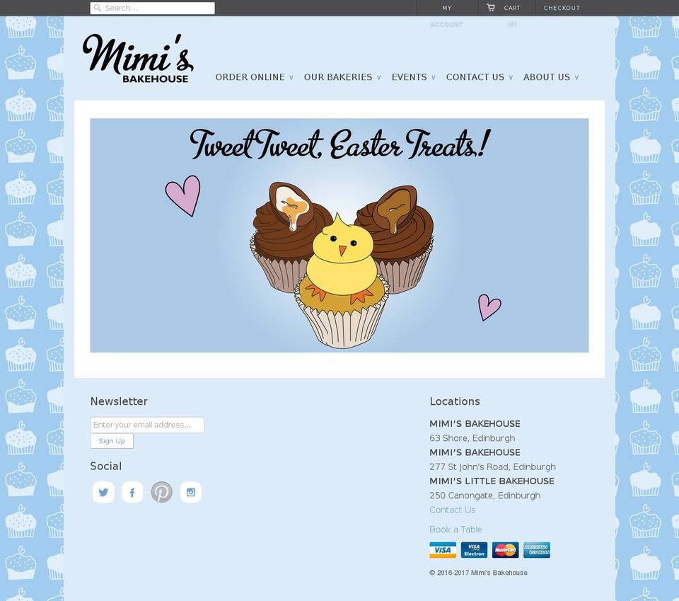 mimispicnicparlour.com shopify website screenshot