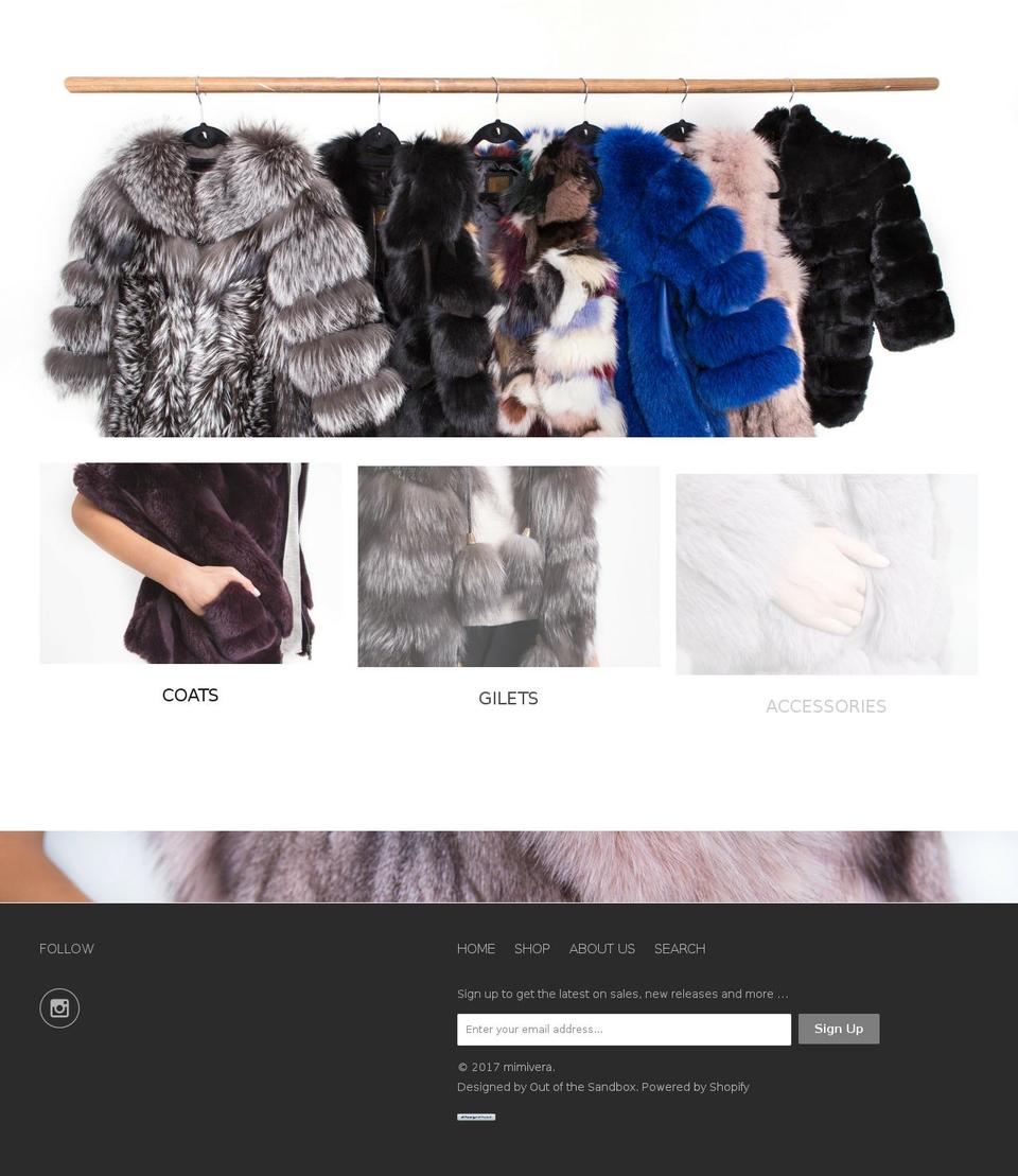 mimivera.com shopify website screenshot