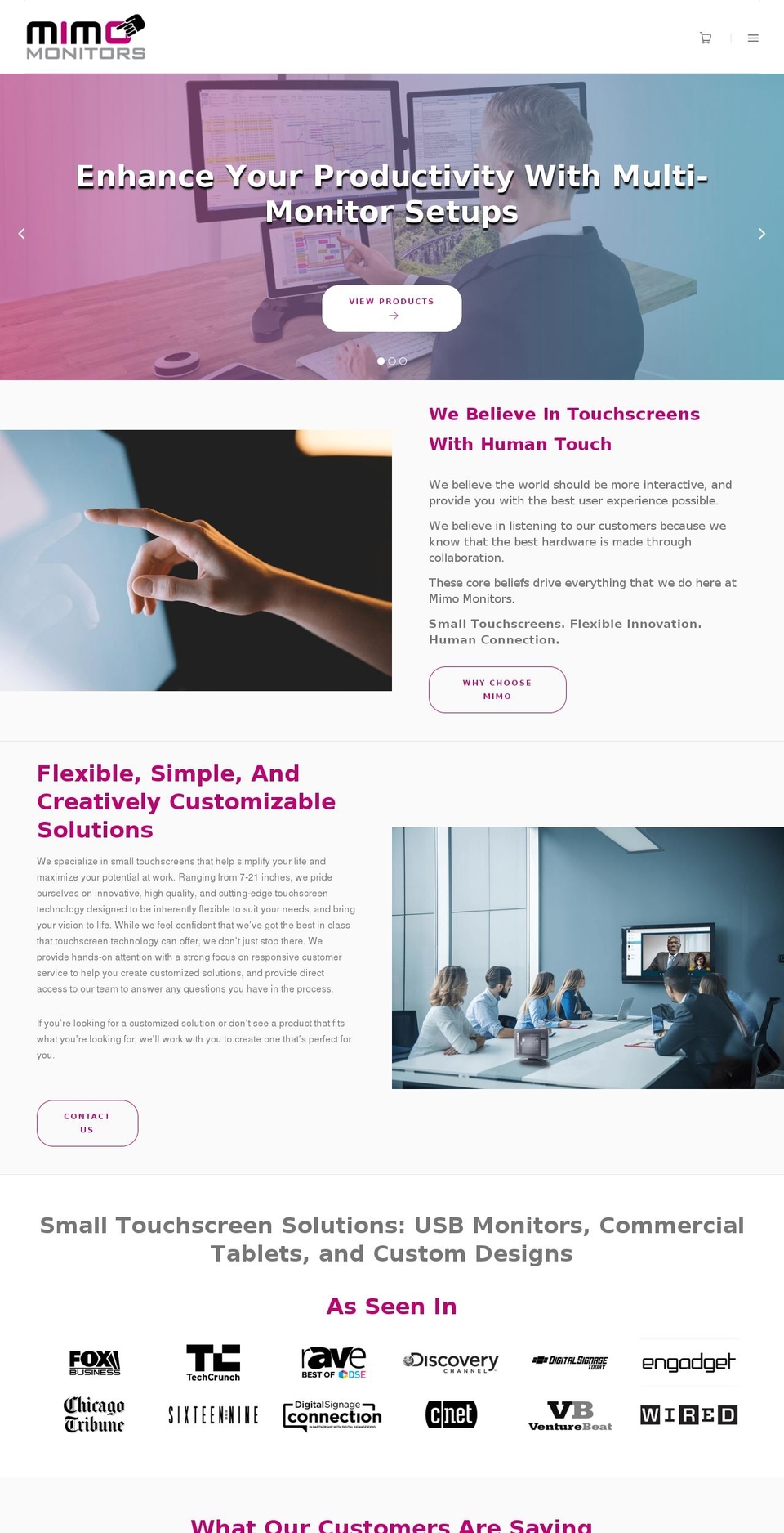 SEOPLUS NEW LIVE SITE Oct. 2017 Shopify theme site example mimodisplays.com