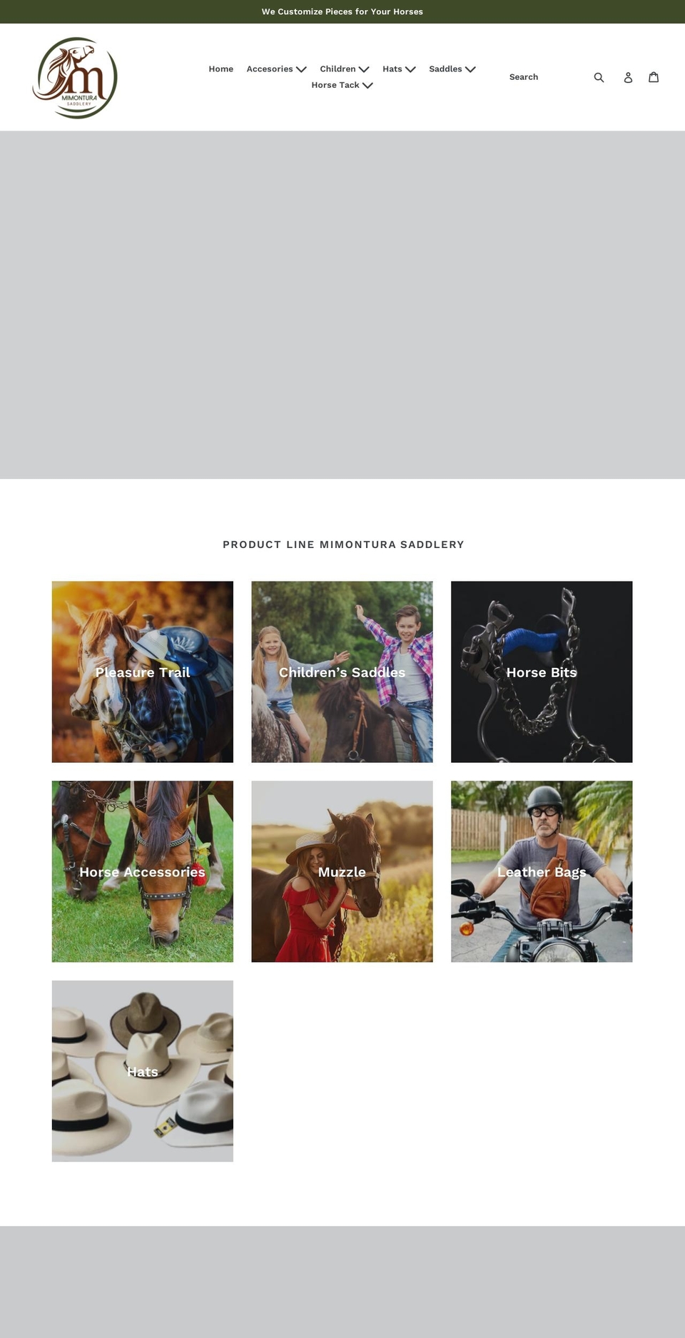 mimontura.com shopify website screenshot