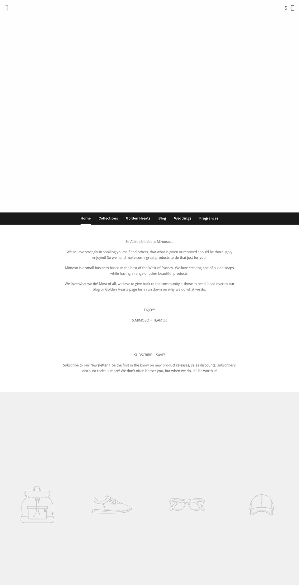 mimoso.com.au shopify website screenshot