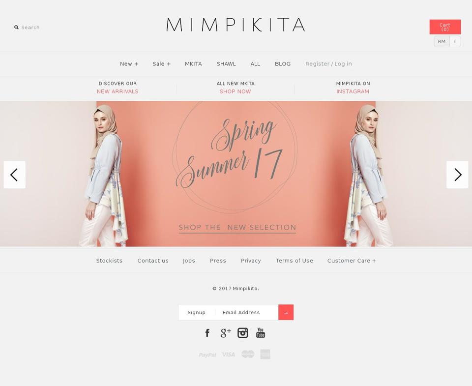 mimpikita.com.my shopify website screenshot