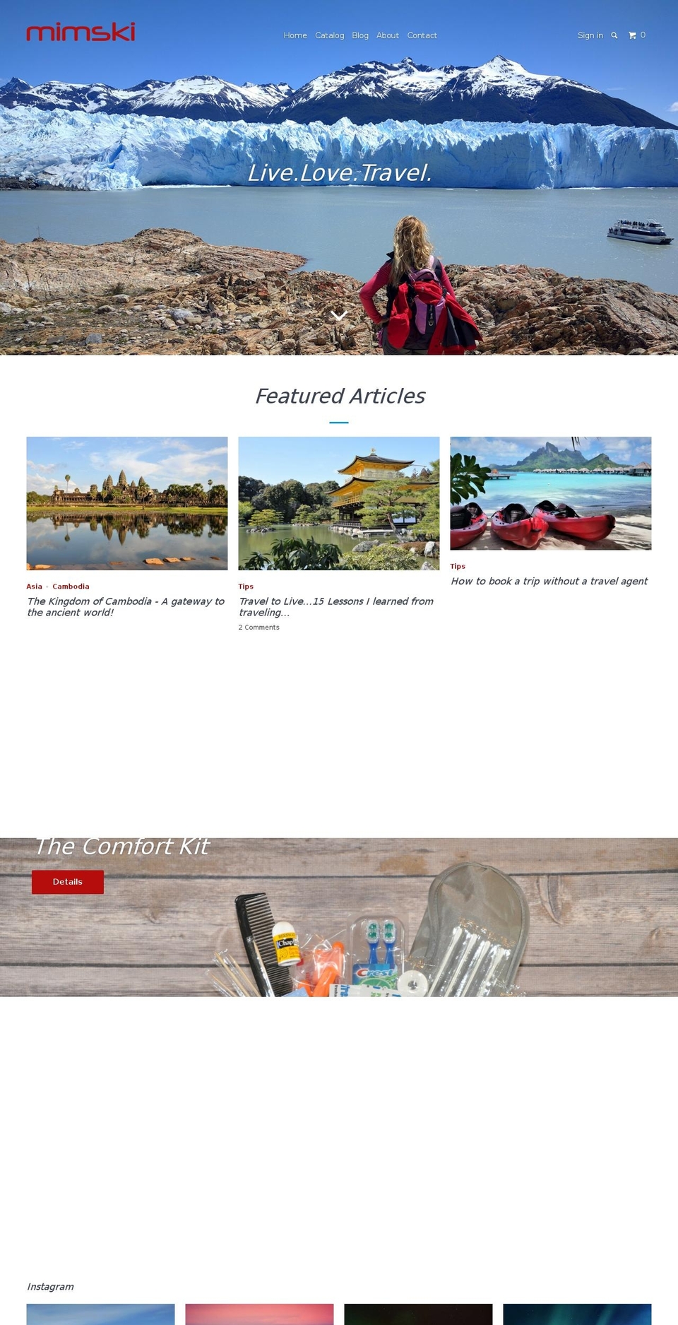 mimski.com shopify website screenshot