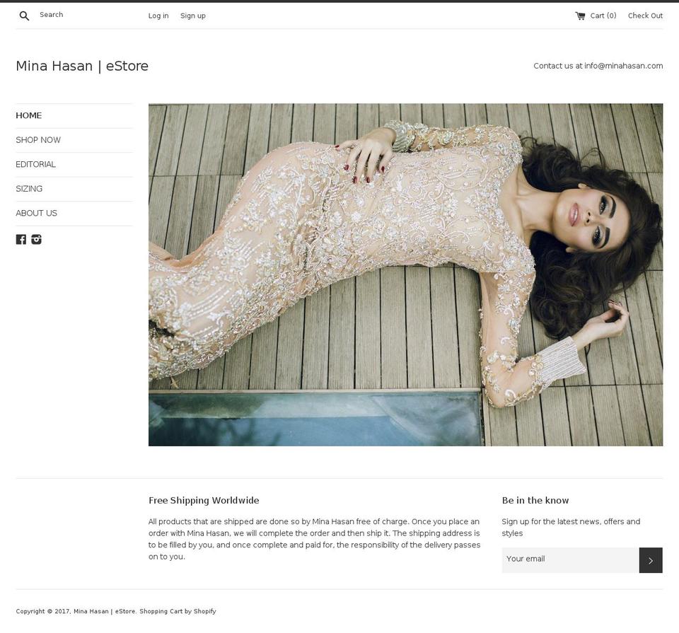 minahasan.com shopify website screenshot