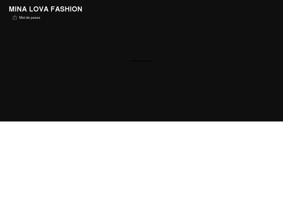 minalovafashion.com shopify website screenshot