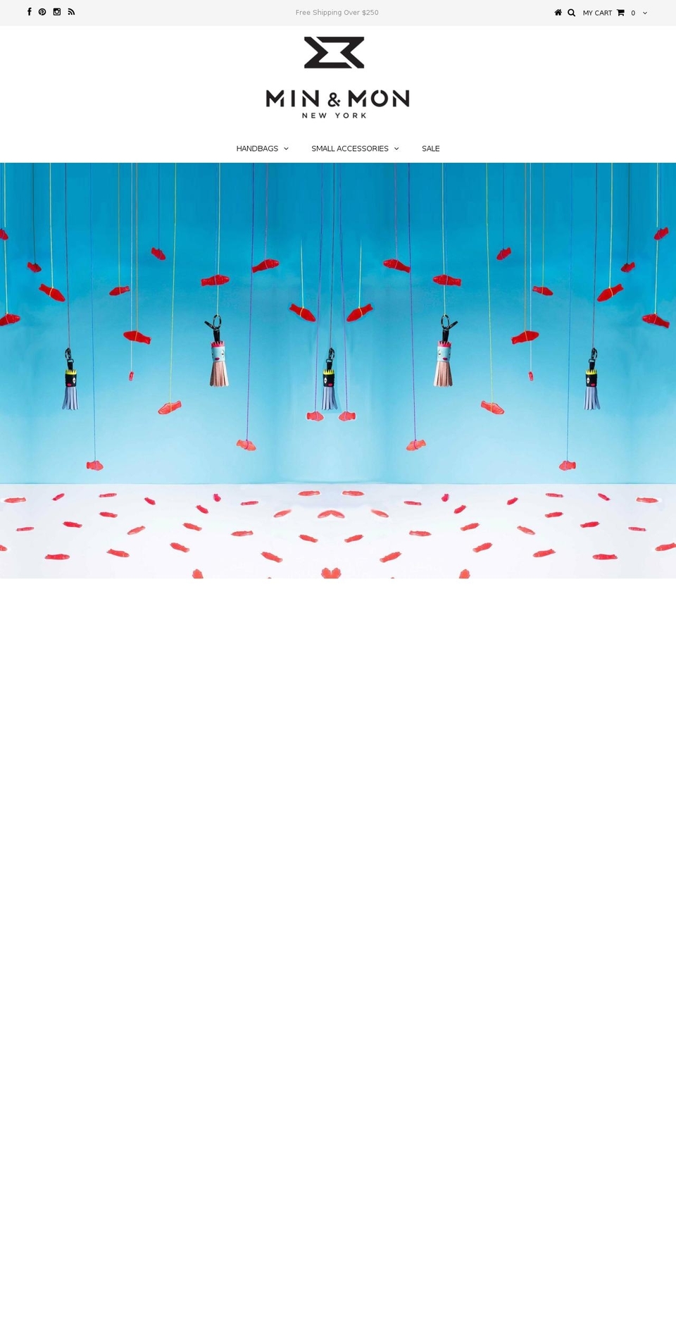 minandmon.myshopify.com shopify website screenshot