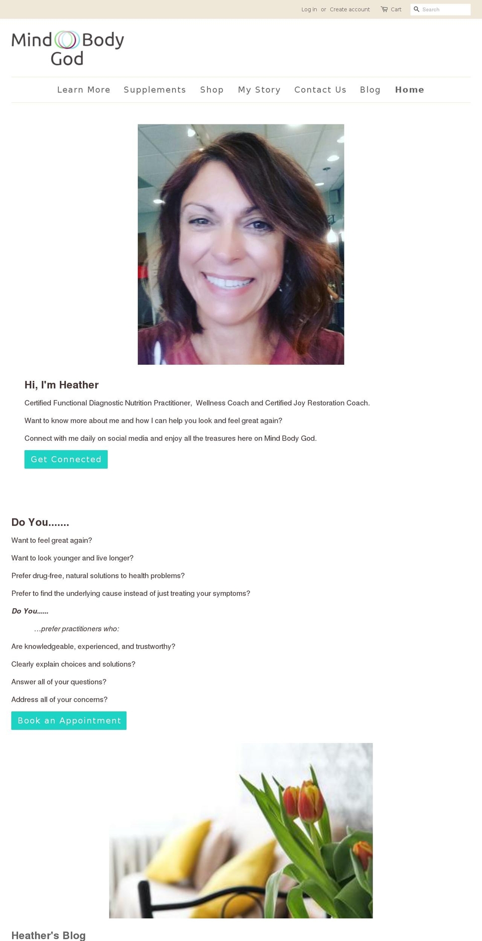 mindbodygod.com — Shopify storefront screenshot
