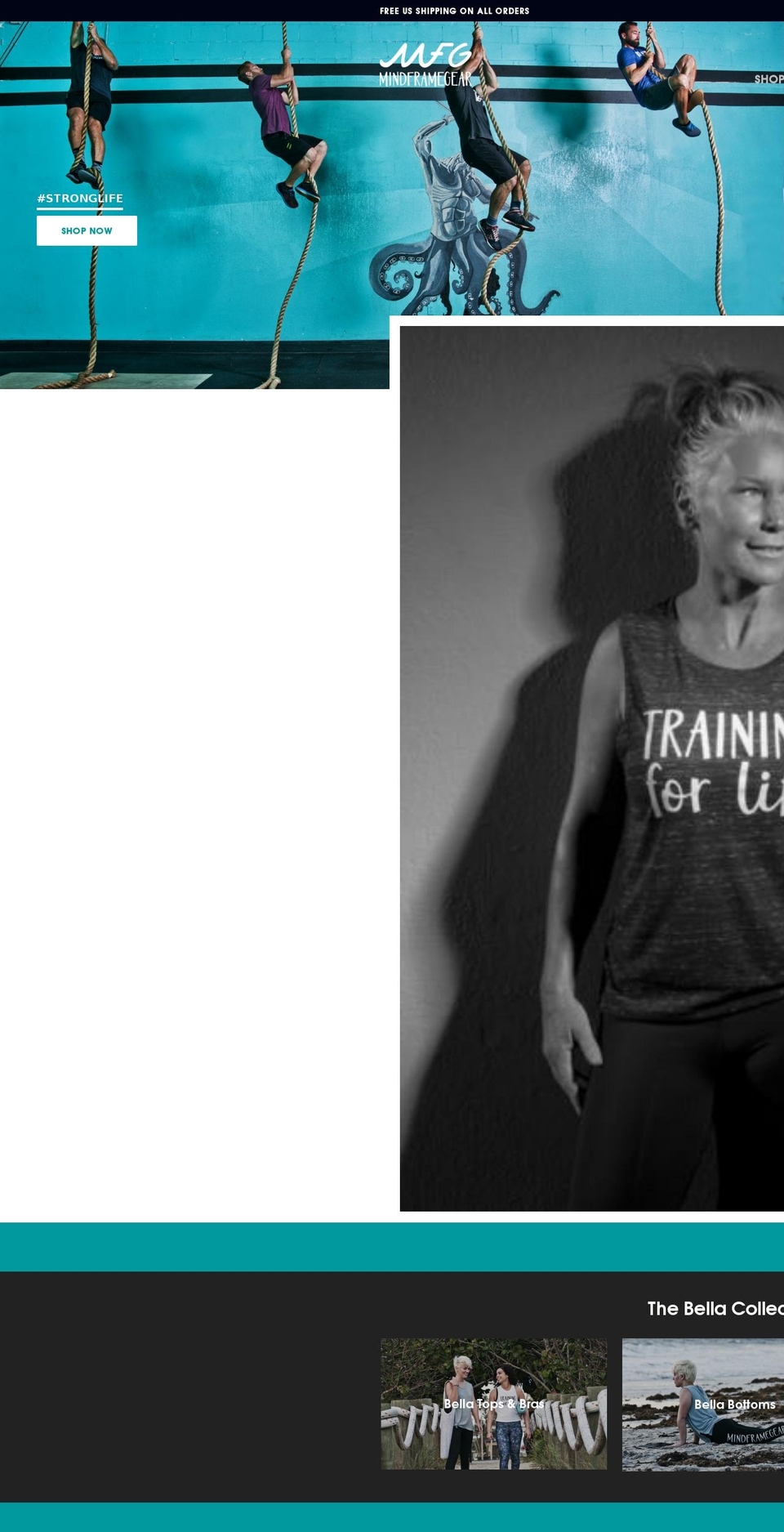 mindframegear.com — Shopify storefront screenshot
