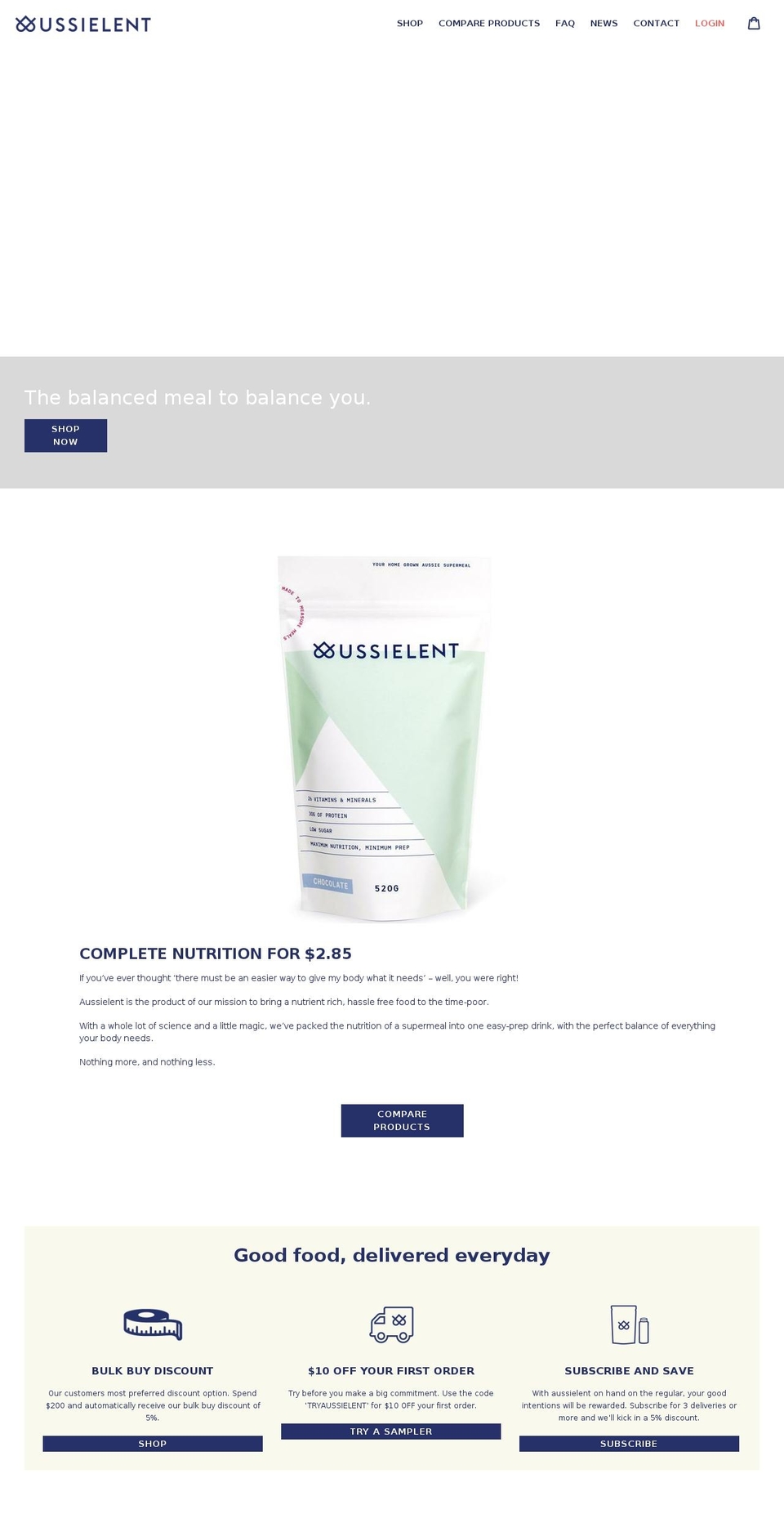 mindfulmeals.com.au shopify website screenshot