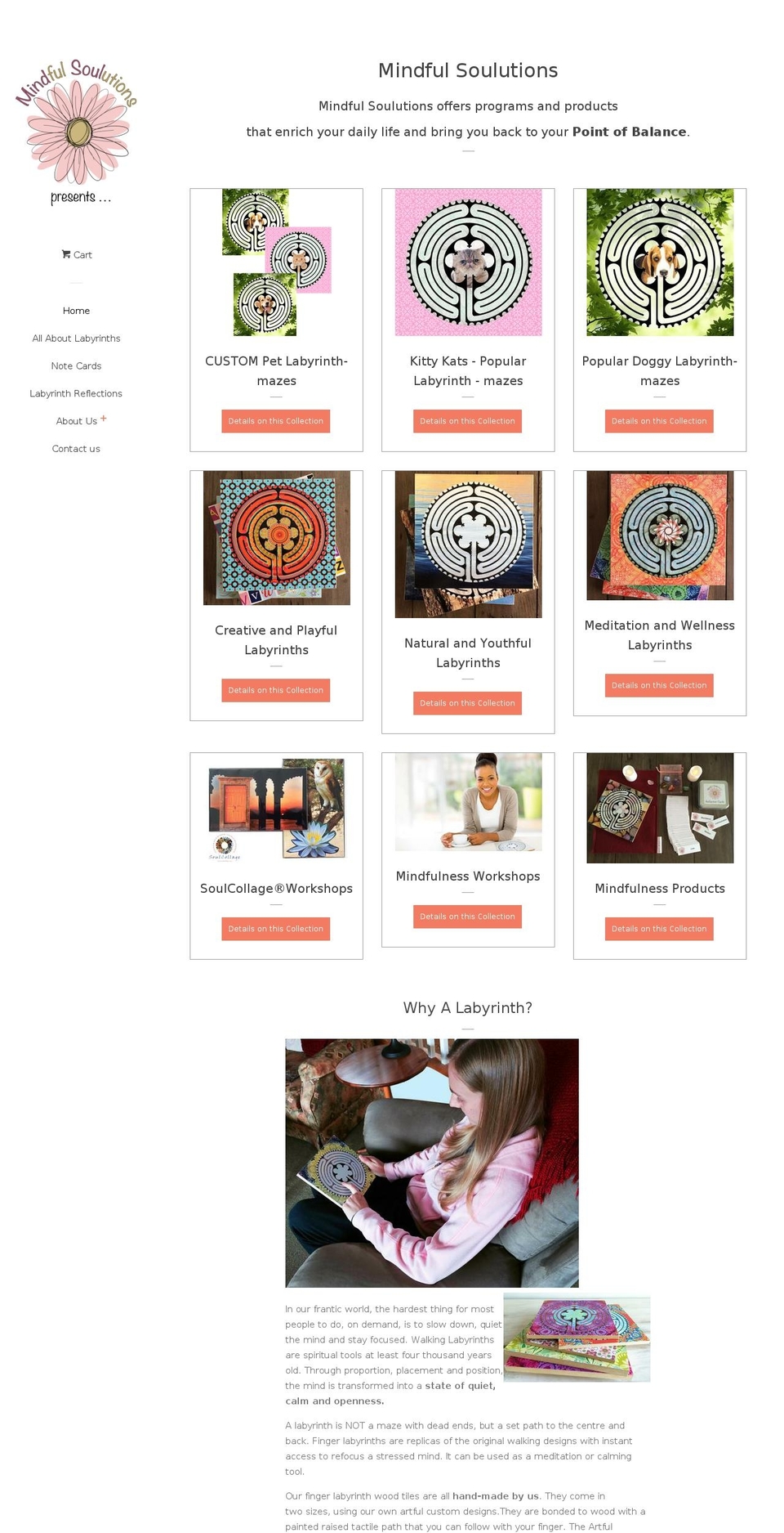 mindfulsolutions.ca shopify website screenshot