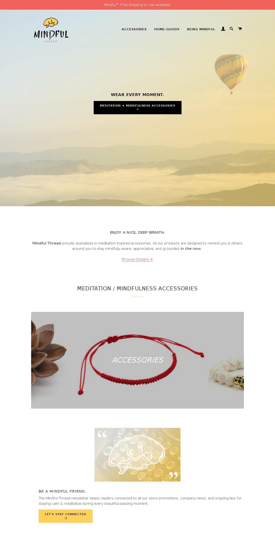mindfulthread.com — Shopify storefront screenshot