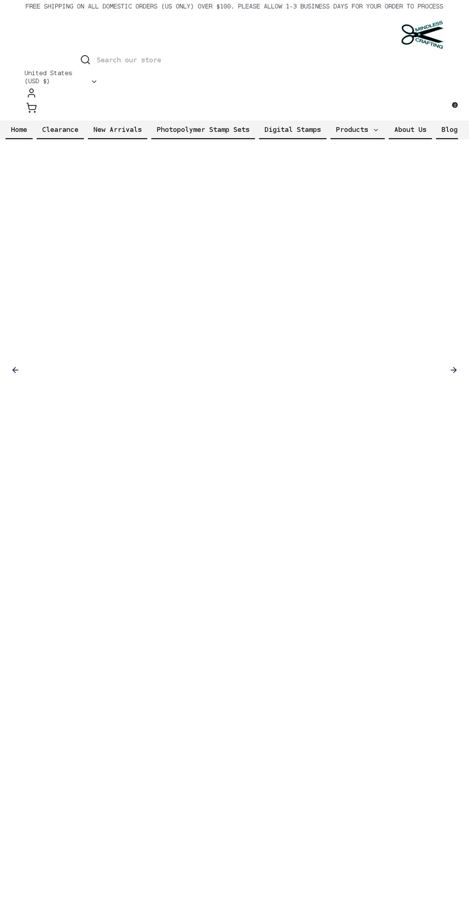 mindlesscrafting.com — Shopify storefront screenshot