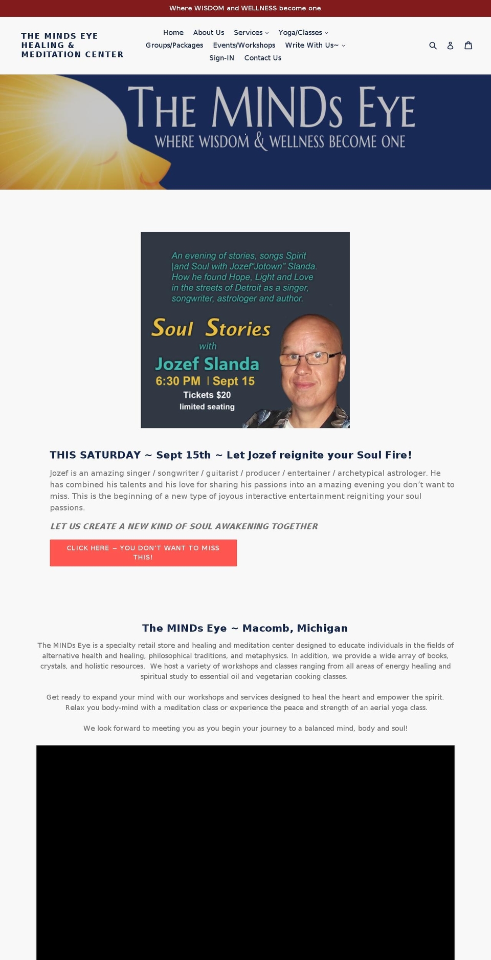 mindseyebooks.com — Shopify storefront screenshot