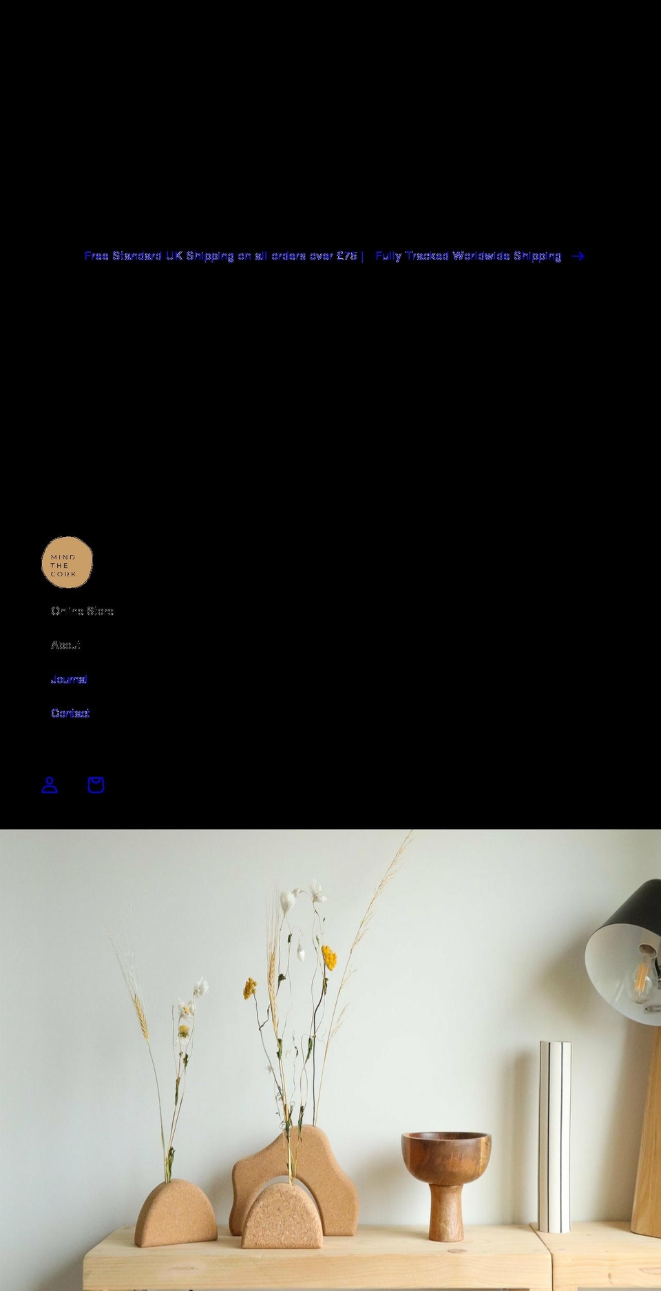 mindthecork.com shopify website screenshot