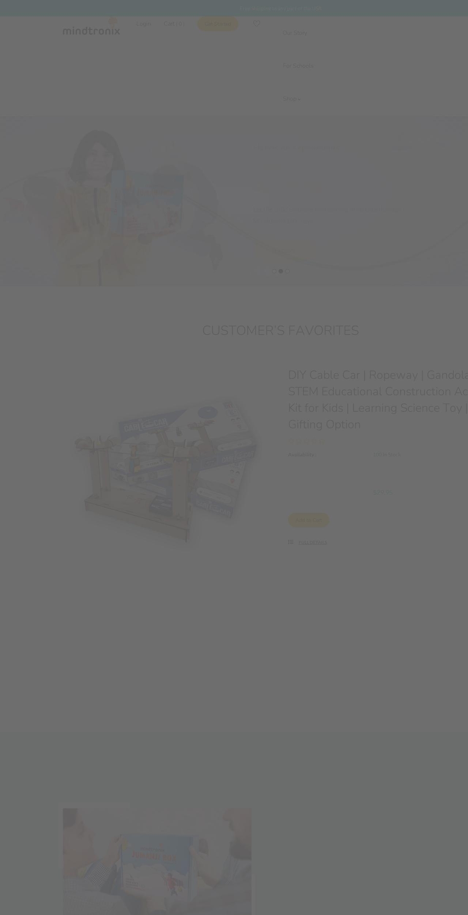 mindtronix.com shopify website screenshot