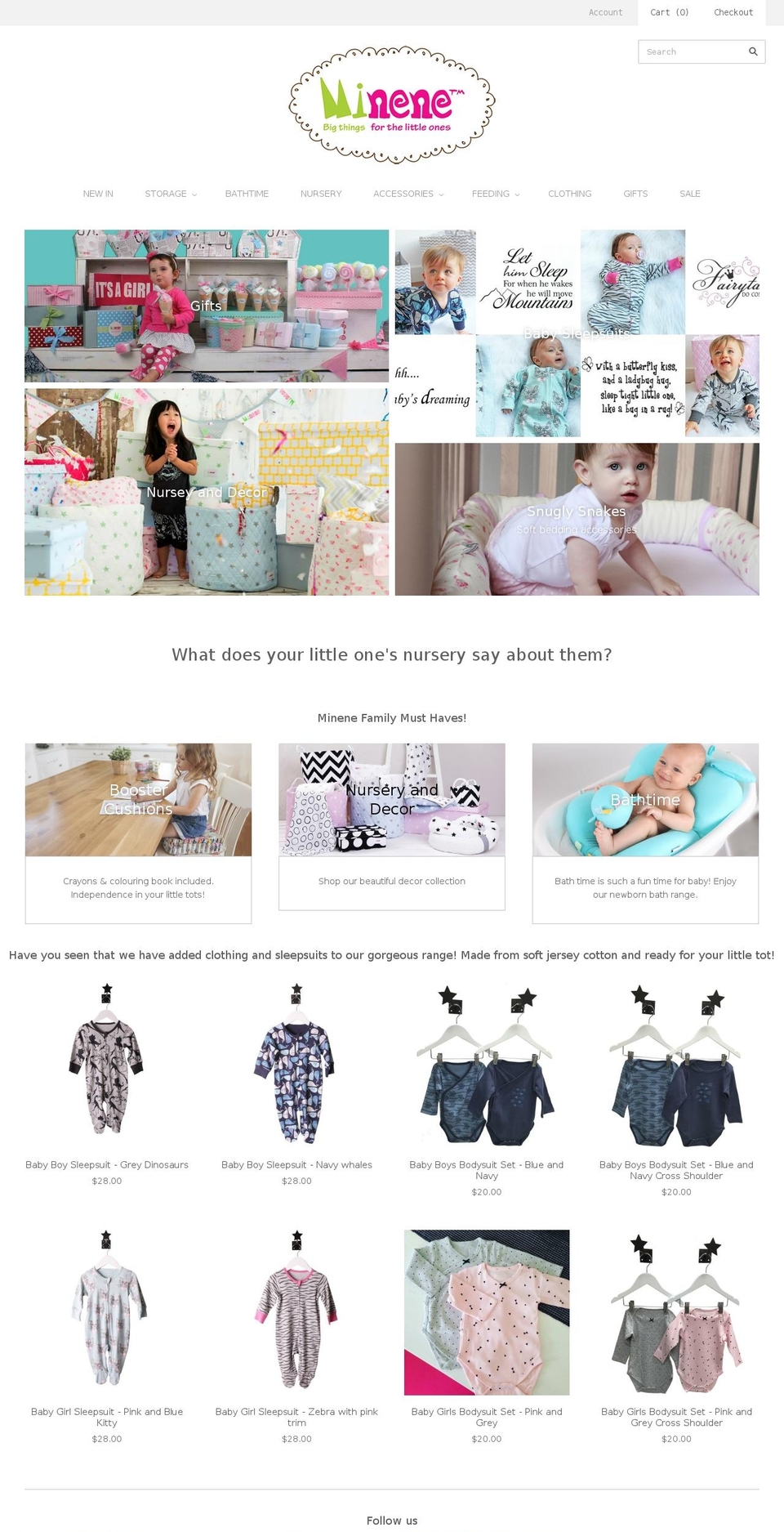 Grid With Laybuy Shopify theme site example minene.co.nz