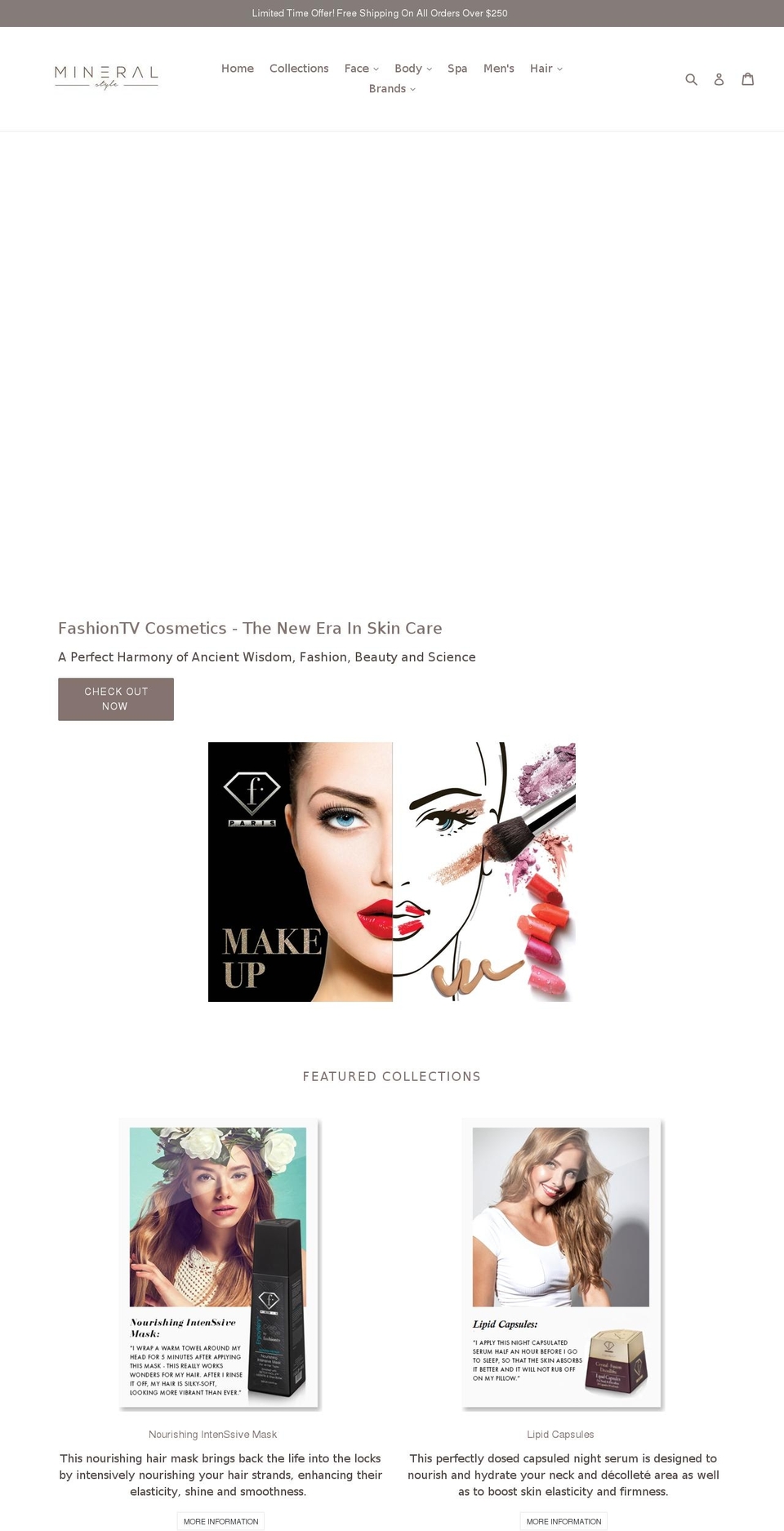 mineralstyle.com — Shopify storefront screenshot