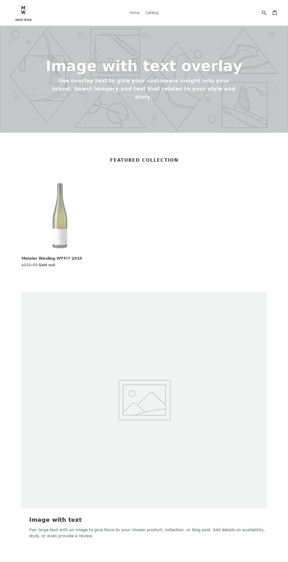 minewinehk.net shopify website screenshot