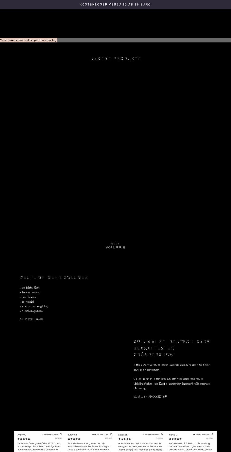 mingabeauty.com — Shopify storefront screenshot