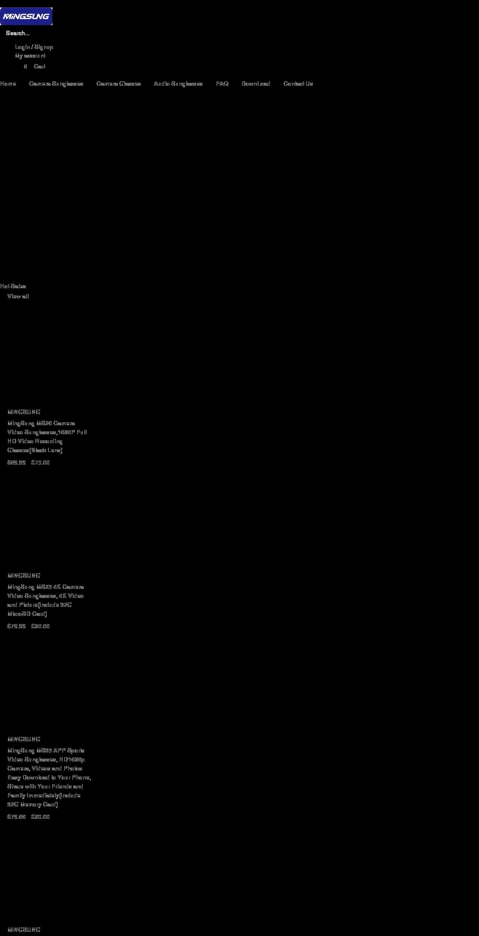 mingsung.com shopify website screenshot