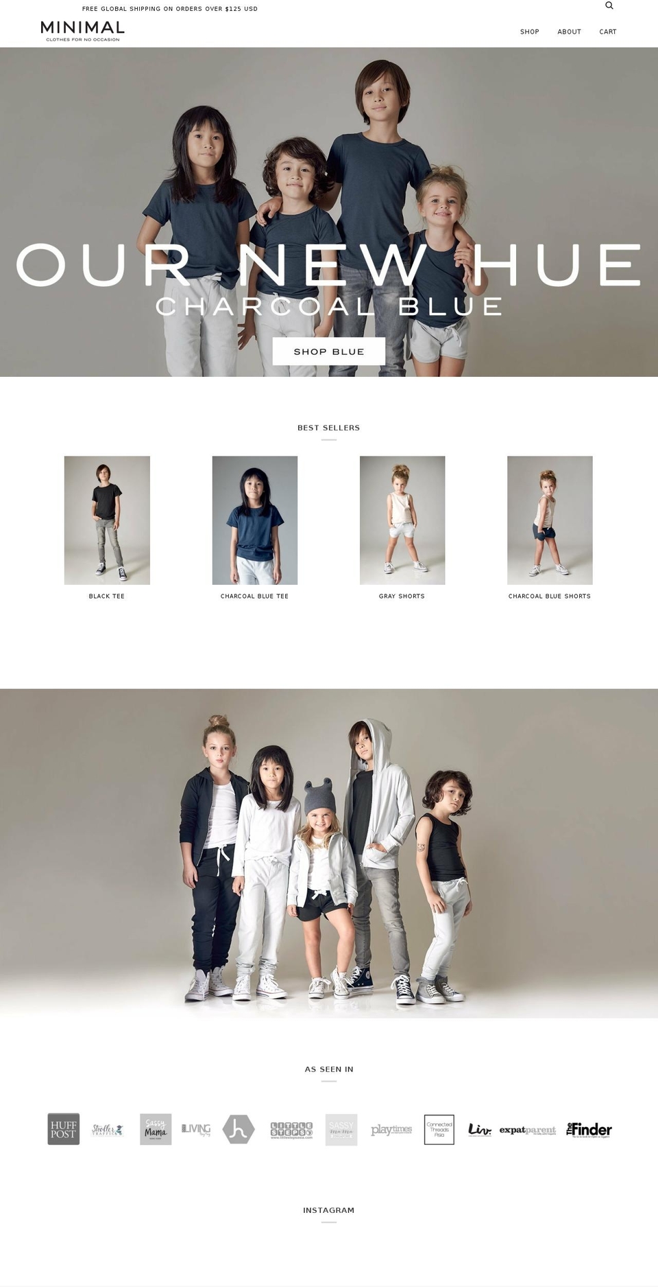 mini-mal.com — Shopify storefront screenshot