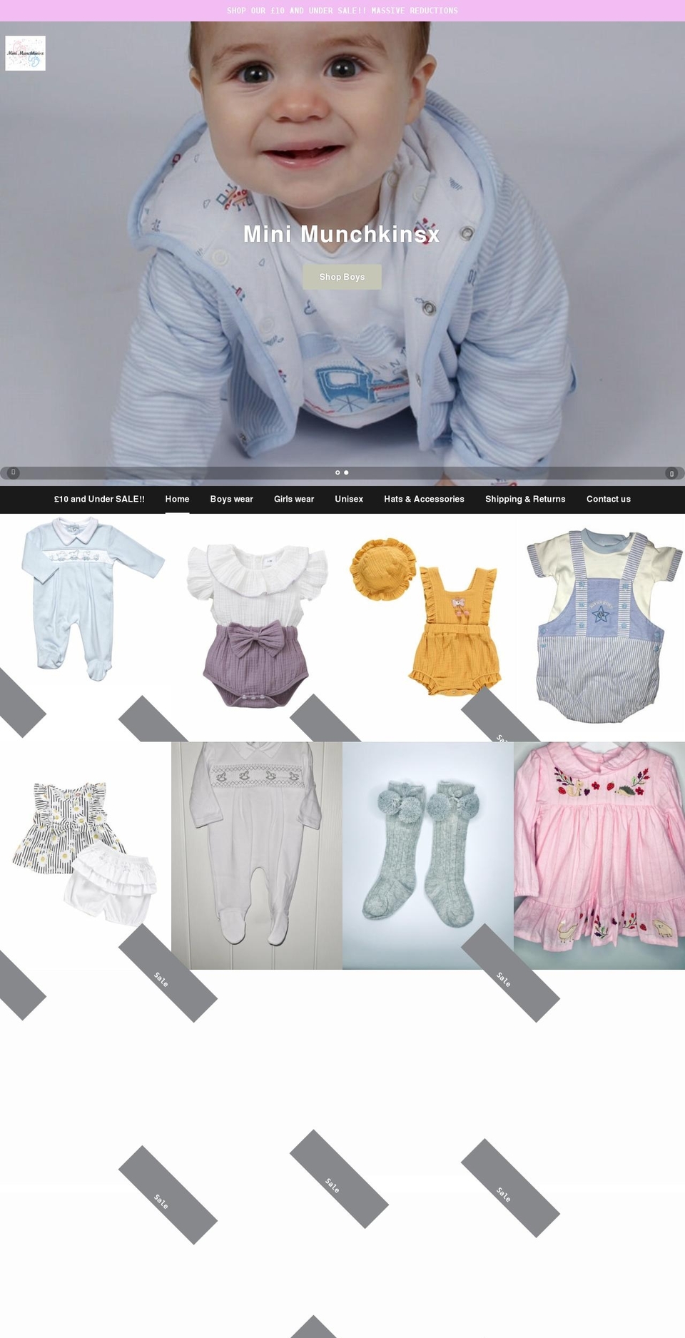 mini-munchkinsx.com shopify website screenshot