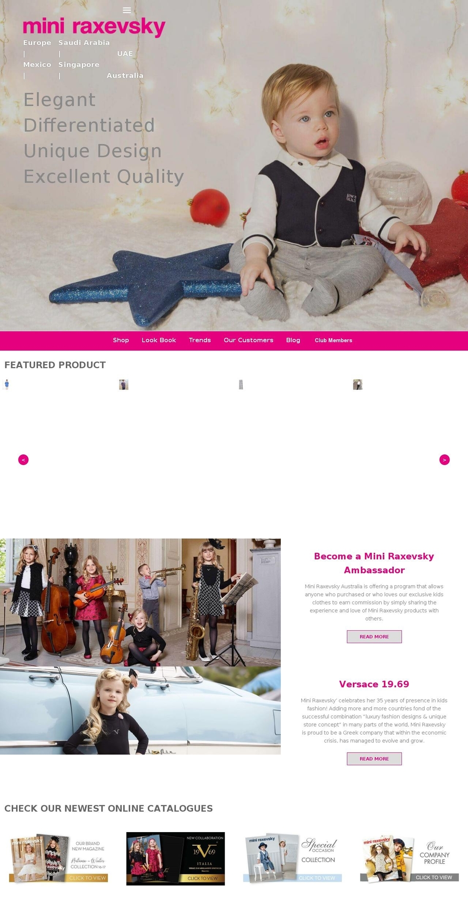 mini-raxevsky.com.au shopify website screenshot