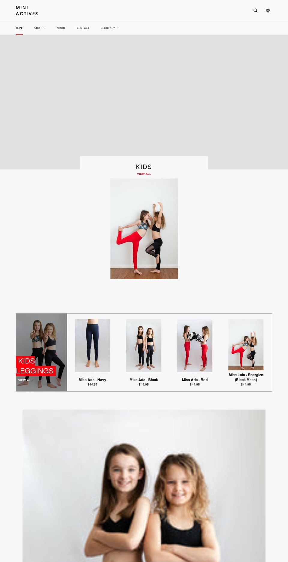 miniactives.com — Shopify storefront screenshot
