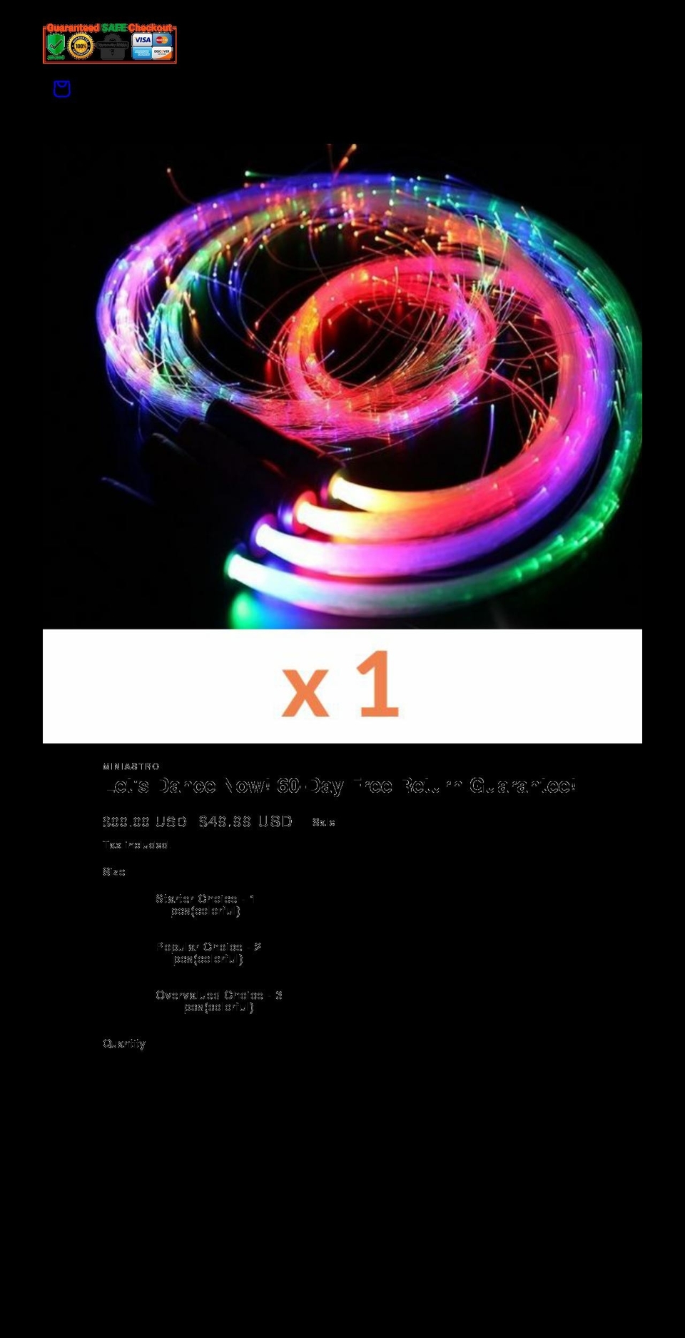 miniastro.com shopify website screenshot