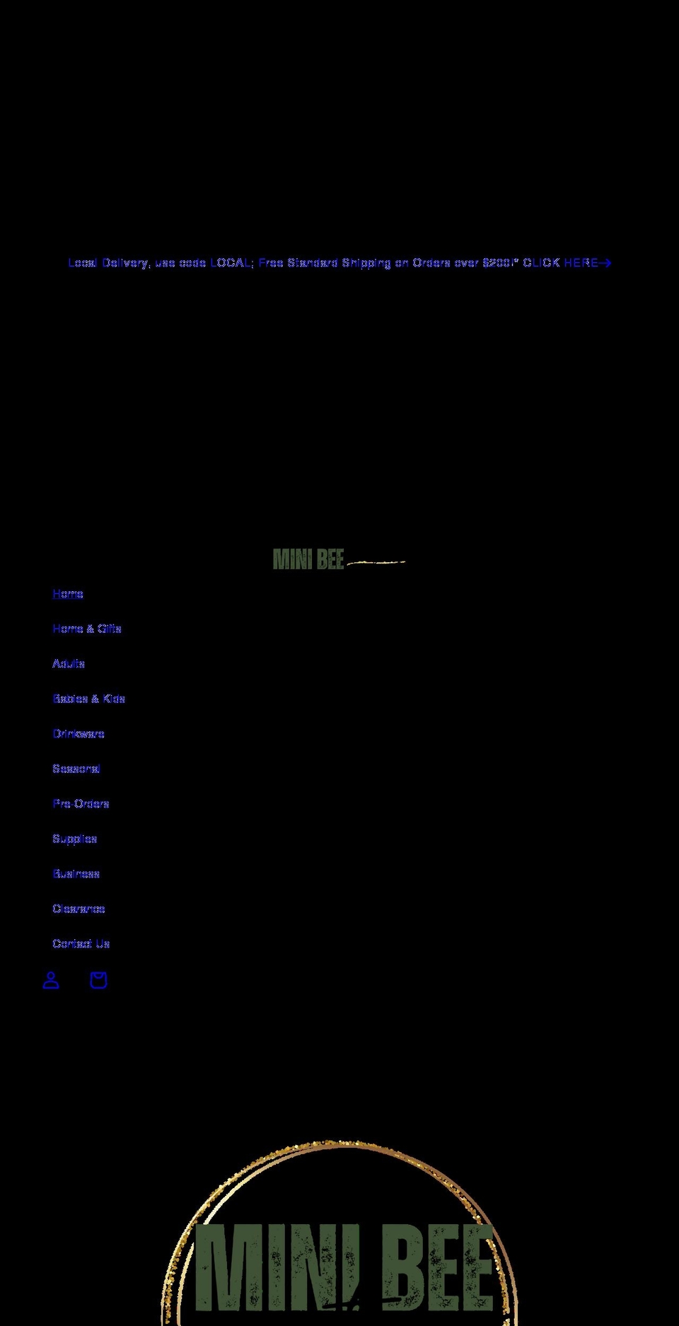 minibeecreations.com shopify website screenshot