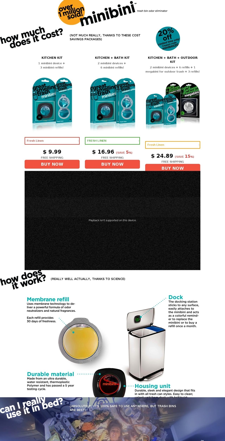 minibini.com shopify website screenshot