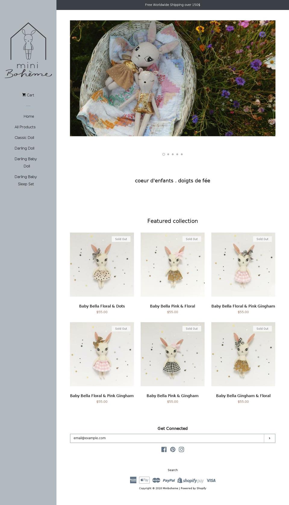 miniboheme.com shopify website screenshot
