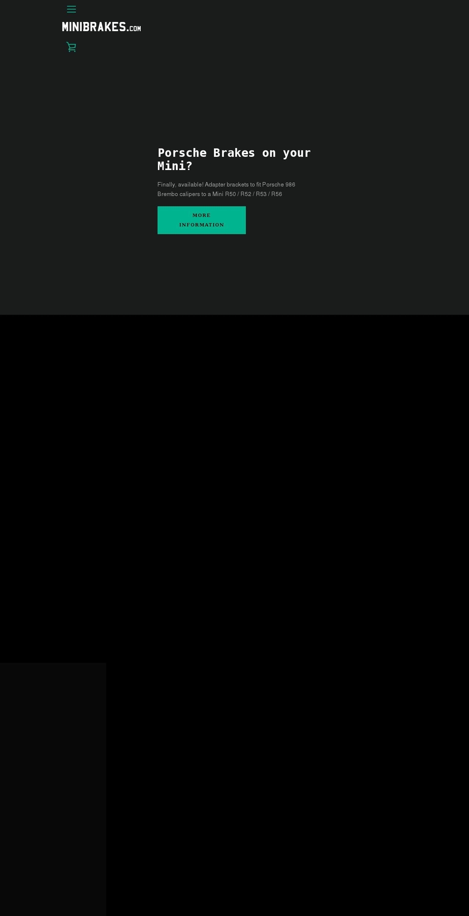 minibrakes.com shopify website screenshot
