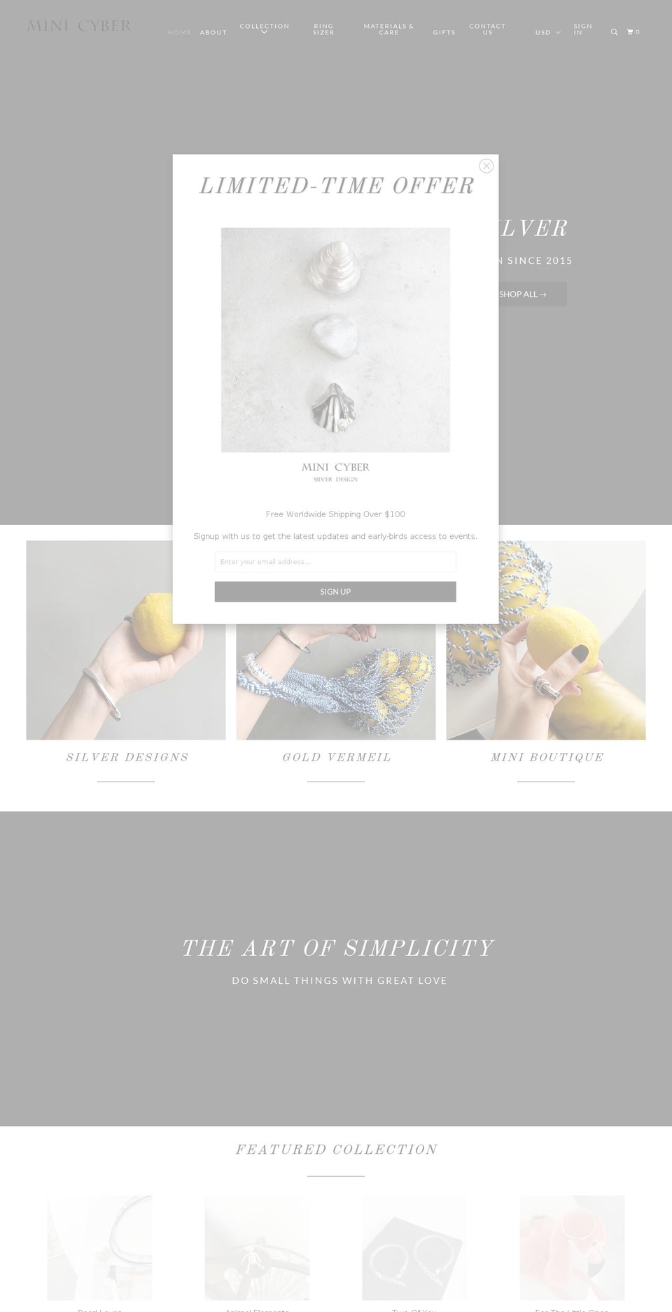 minicyberstudio.com shopify website screenshot